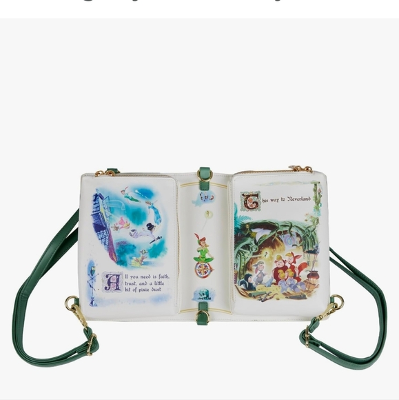 Loungefly Peter Pan crossbody/ convertible bag. BEAUTIFUL - Picture 3 of 7